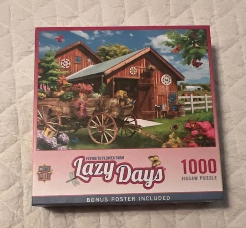 MasterPieces Lazy Days Flying to Flower Farm 1000 Piece Jigsaw Puzzle